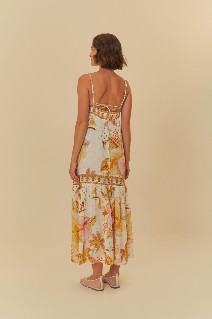 Vestido corto con estampado Ilha De Flor